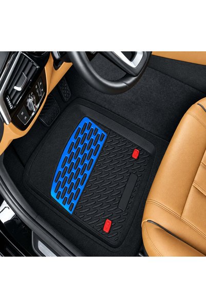 TEAMCAR ®   Covorașe auto compatibile cu Dacia Sandero Stepway II (2012–2020) Albastru