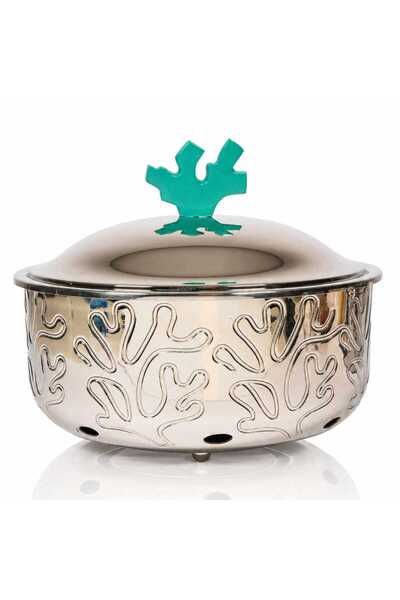 Blends Food Warmer 3 liters Silver Stainless Steel with Coral Reef Pattern fr...