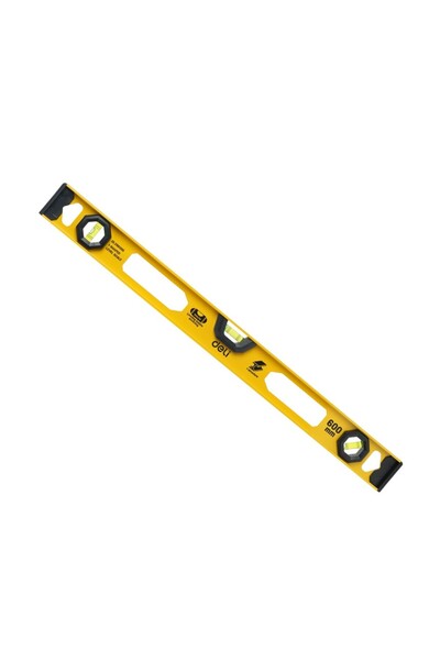 Deli METAL RULER 60 CM 3 EDGES ACCURACY 1MM YELLOW