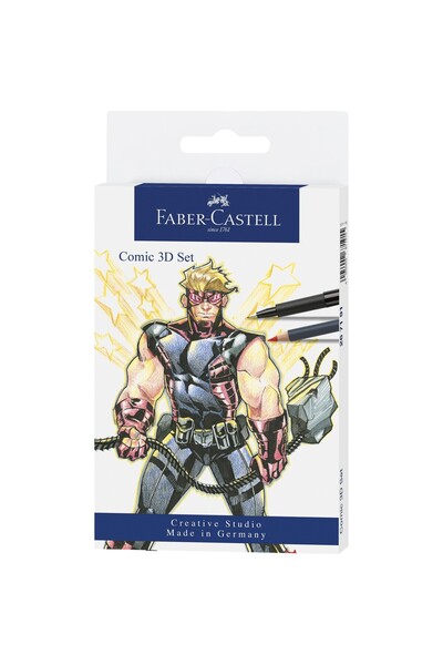 Faber Castell ΣΕΤ ΠΙΤΤ ΣΤΥΛΟΙ ΚΑΛΛΙΤΕΧΝΩΝ ΚΟΜΙΚ 11 ΤΕΜΑΧΙΑ ΦΑΜΠΕΡ-ΚΑΣΤΕΛ
