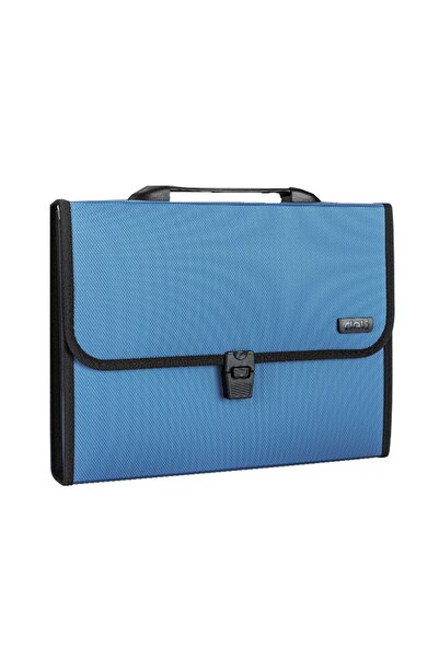 Deli PLASTIC BRIEFCASE WITH HANDLE, 13 COMPARTMENTS, CLASSIC COLORS