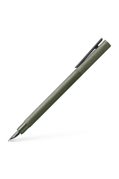 Faber Castell Stilou Neo Slim aluminiu F verde