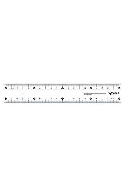 Maped Ruler Classic 20 cm double scale