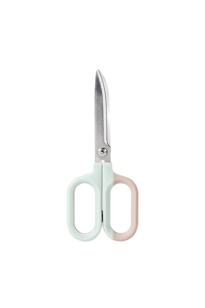 Nusign Office Scissors 18CM Two-Tone Lilac-Cream DELI