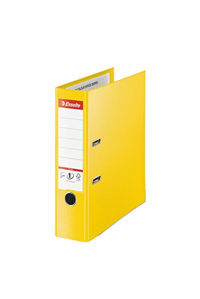 Esselte Plasticized Book Cover Internal-External 8cm Yellow Jumbo Plus