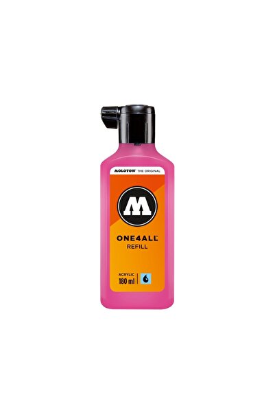 Molotow One4All ™   Ανταλλακτικό 180 ml νέον ροζ φωσφορίζον 217