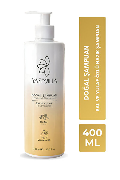 Doğal Premium Şampuan 400 ml – Bal ve Yulaf | Vitamin B5