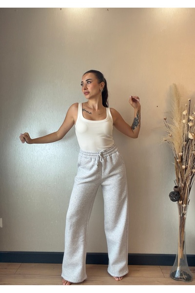 ASL WOMAN 3 İplik Eşorfman Altı İçi Şardonlu