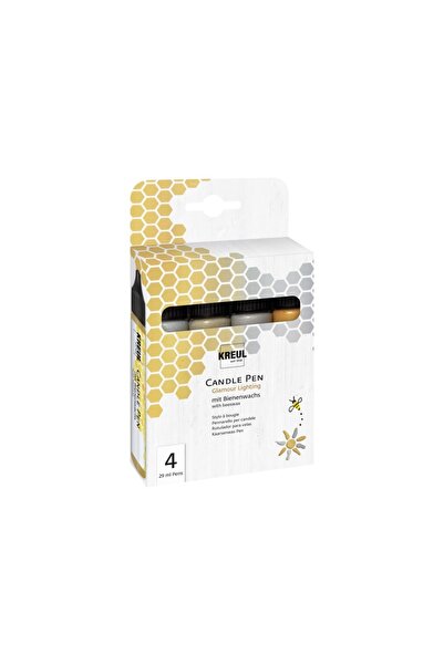 Kreul Culori pentru decorat lumÃ¢nari Glamour Lighting Kreul, set 4 buc