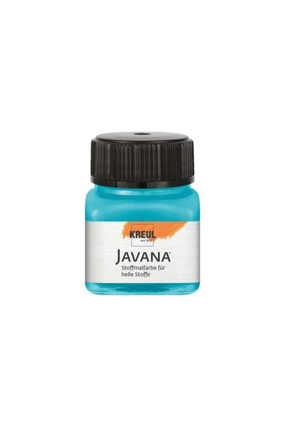 Kreul Χρώμα για ανοιχτόχρωμα υφάσματα Τζαβάνα 20 ml τιρκουάζ μπλε