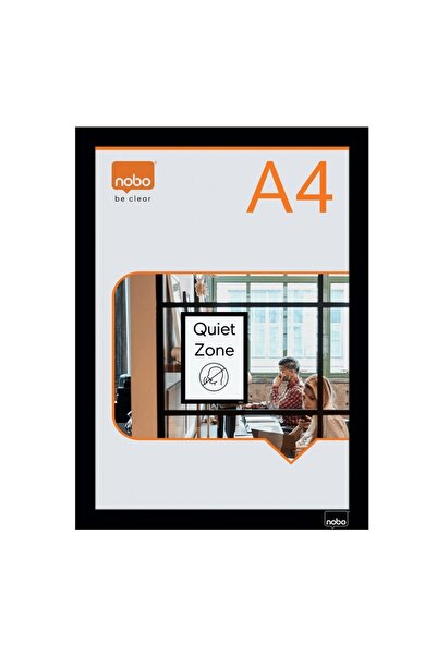 Nobo RAMĂ MAGNETICĂ AUTOADEZIVĂ A4 NEAGRĂ, SET DE 2