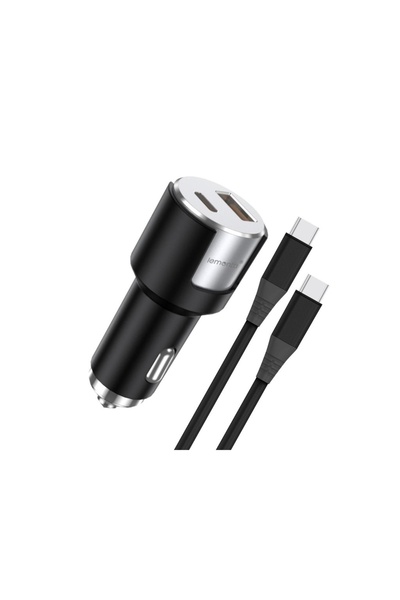 lemontti Încărcător auto cu încărcare rapidă, 1 port PD Type-C 20W + 1 port U...