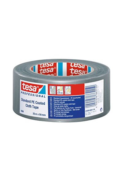 Tesa Ασημένια ταινία υφάσματος 25μ 50mm