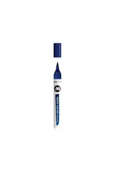 Molotow Marker cu pensulă Aqua Color, albastru primar
