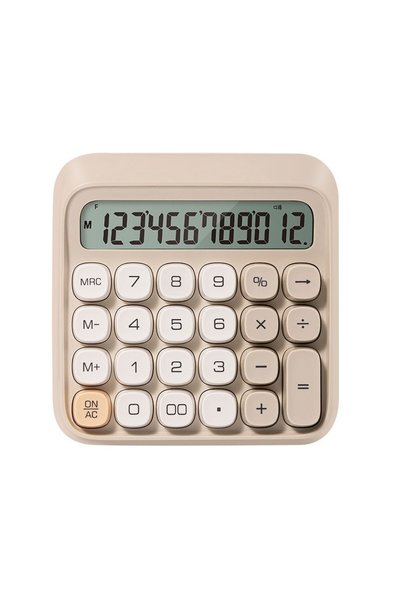 Deli 12-DIGIT RETRO CALCULATOR M36 GREY