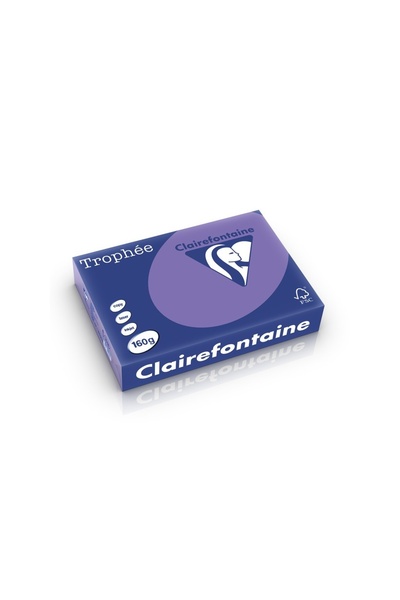 Clairefontaine A4 Box 160 g/m² intense color 250 sheets/box intense purple