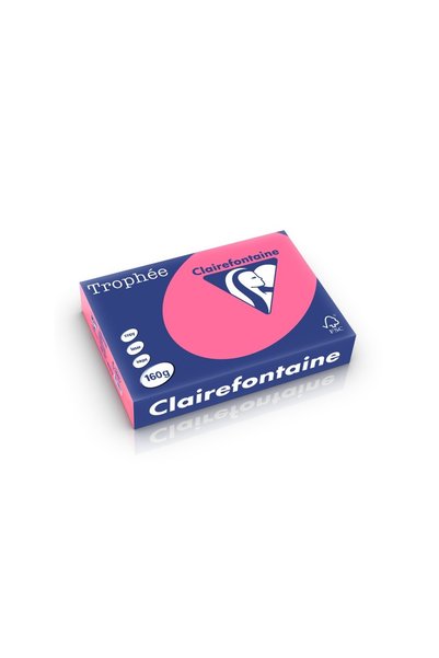 Clairefontaine A4 Box 160 g/m² intense color 250 sheets/box intense pink