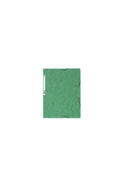 Exacompta Cardboard folder with elastic 400g green
