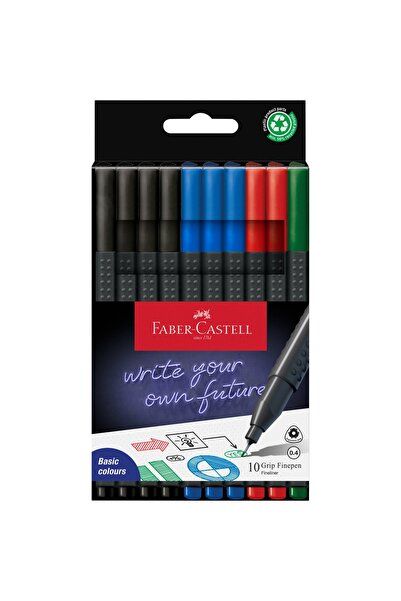 Faber Castell Set de mine de creion 0.4mm, 10 bucăți, pentru birou, A,N,R,V, ...