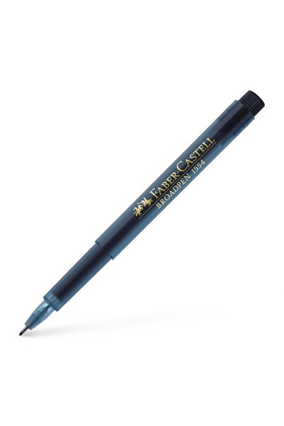 Faber Castell Pix cu vârf subțire 0.8mm Negru Broadpen 1554 Faber-Castell