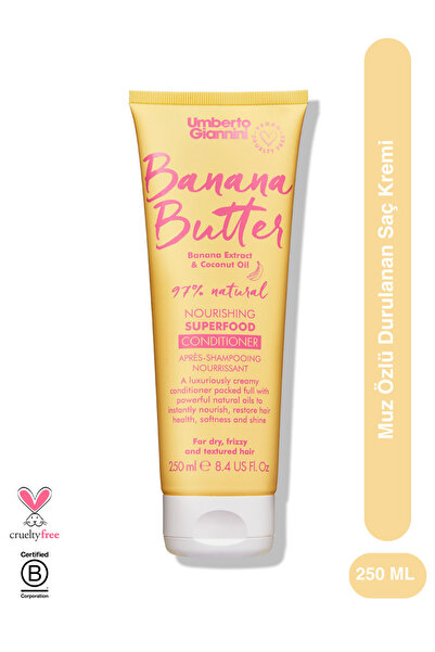 Umberto Giannini Banana Butter Besleyici Süper Besin Saç Kremi 250 ML