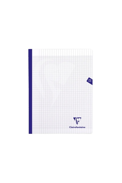 Clairefontaine Caiet cusut A4+ (24 x 32 cm), copertă PP, 96 pagini, linie fra...