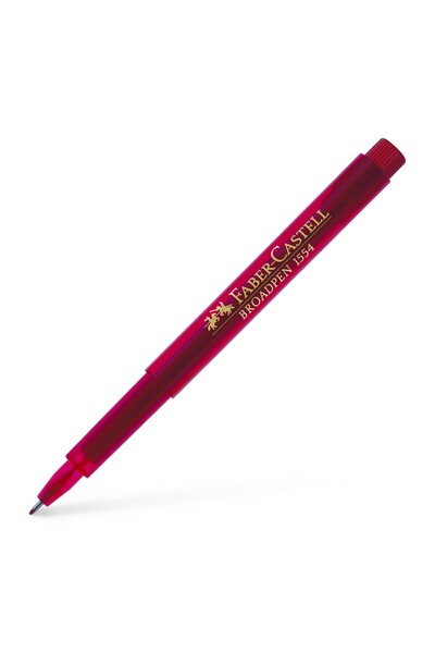 Faber Castell Marker cu vârf subțire 0.8MM roșu BROADPEN 1554 FABER-CASTELL