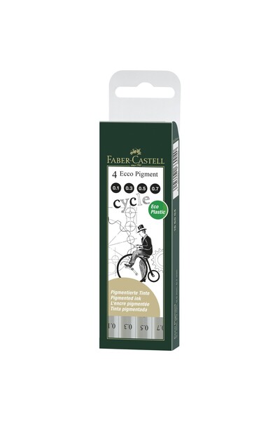 Faber Castell КОМПЛЕКТ ПИГМЕНТИ  "ЛИНЕР " 4 БР. ФАБЕР-КАСТЕЛ