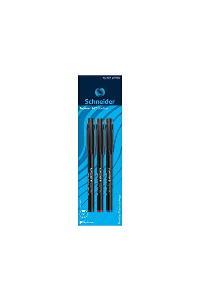 SCHNEIDER Topliner 967 assorted 3 pcs/Blister