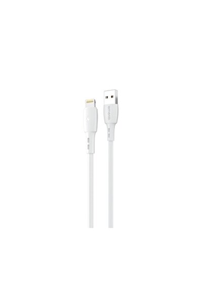lemontti Cablu Wind USB-A la Lightning, 0,5m, Alb
