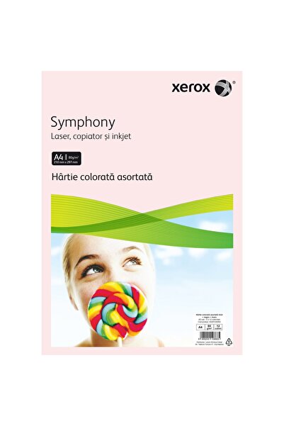 Xerox Hârtie copiator A4 MIXT+NEGRU+MARO 80G 5*12 CULORI 60/REMA