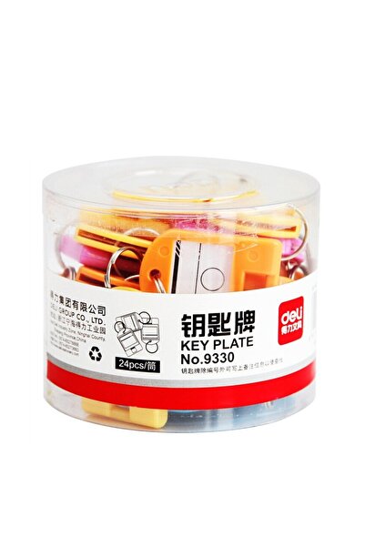 Deli Key Label Holder 24 Pcs Plastic Box Deli