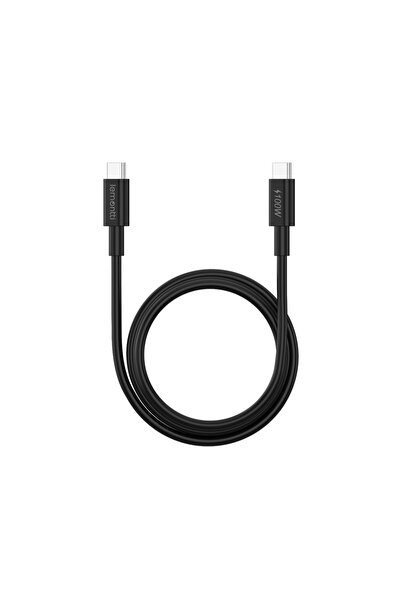 lemontti Καλώδιο Γρήγορης Φόρτισης Type-C σε Type-C, PD, 100W, 2μ, Μαύρο