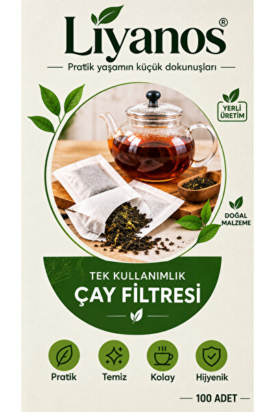 Çay Filtresi 2 Paket 100,lük 9x22 cm – Doğal Malzeme Çay Demleme Poşeti – Yerli Üretim