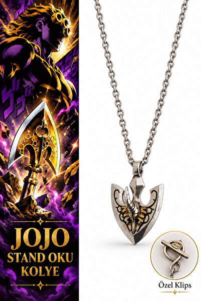 lootsepeti Anime JoJo's Bizarre Adventure Golden Wind Altın Ok Paslanmaz Çeli...