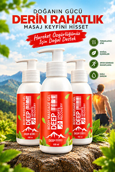 Metas Mark Deep Body Massage Gel 100 ml - A.ğrı Giderici, Spor Sonrası Bakım,...
