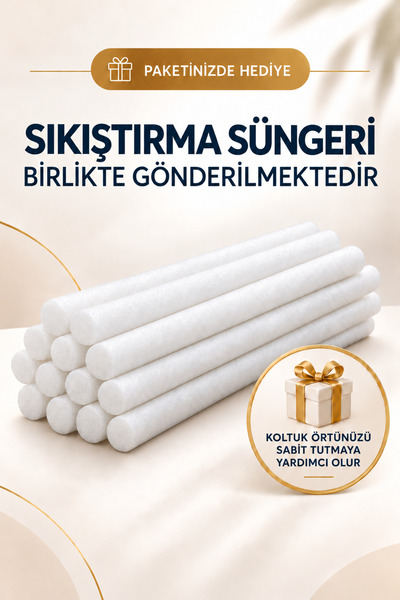 elgeyar Bürümcük Koltuk, Kanepe, Çekyat Örtüsü, Koltuk Kılıfı 3lü