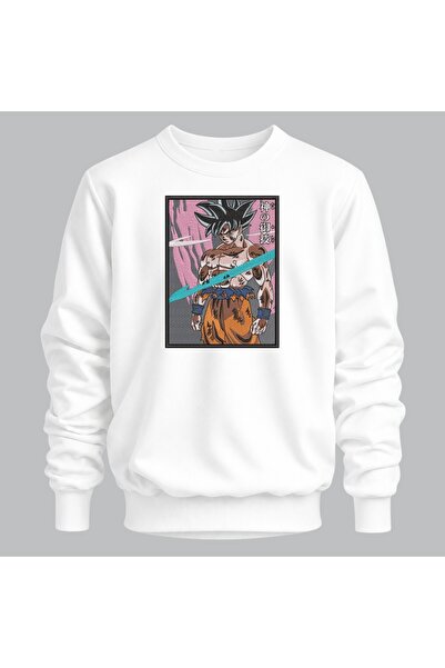 KEYFHOME Goku Dragon Ball Anime Broderie Ciclamă Tricou Unisex