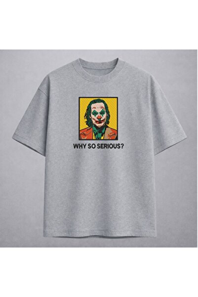 KEYFHOME Tricou unisex cu broderie Joker 100% bumbac