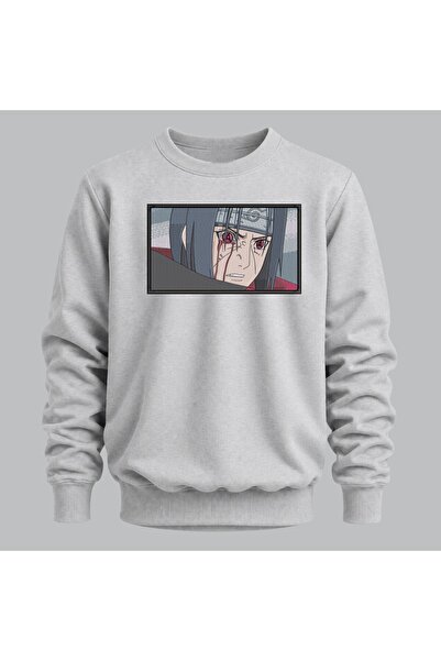 KEYFHOME Itachi Uchiha Naruto Anime Framed Embroidered Crew Neck Sweatshirt U...