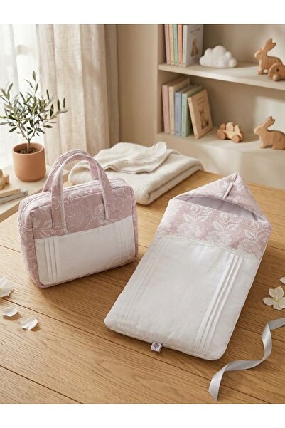 Generic Brand L uxury 2-Piece Newborn Floral Baby Sleeping Bag & Matching Dia...