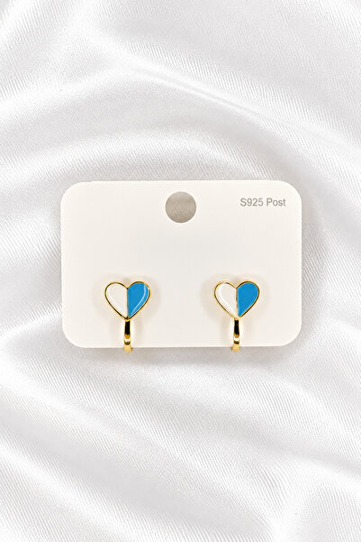 ÖZÇTAKI Steel Children's Earrings - Clip-On (Non-Pierced) - Heart Model - for...