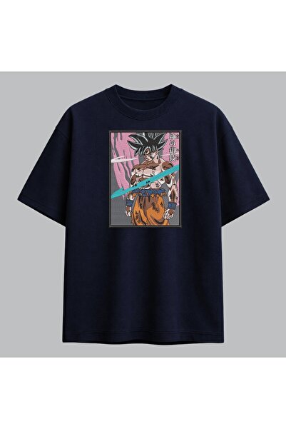 KEYFHOME Goku Dragon Ball Anime Embroidered T-Shirt Unisex 100% Cotton