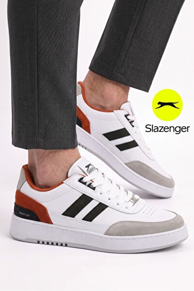 Slazenger Daphne Erkek Sneaker Günlük Spor Ayakkabı Beyaz / Turuncu