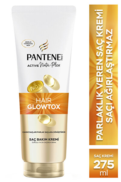 Pantene كريم العناية بالشعر هير جلوتوكس لتجديد لمعان الشعر، لإصلاح الشعر البا...