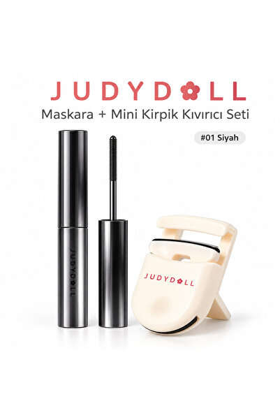 JUDYDOLL Maskara ve Mini Kirpik Kıvırıcı Seti – 2 Parça Göz Makyaj Seti