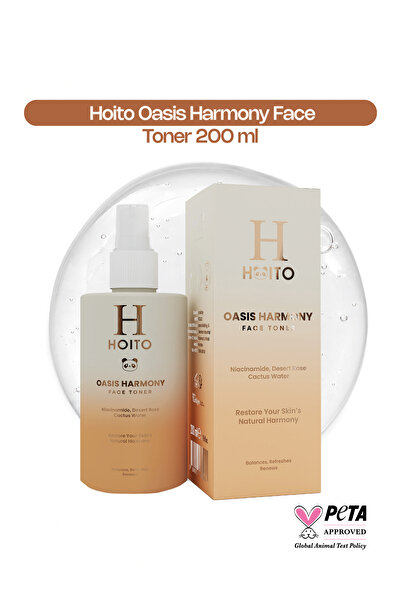 Hoito Oasis Harmony Face Toner – Niacinamide, Çöl Gülü & Kaktüs Suyu İçeren Y...