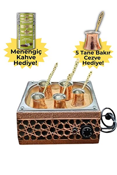 AiroBazar Geleneksel Türk Kumda Kahve Makinası - Ev Tipi Kahve Makinesi, Bakı...