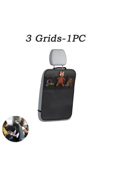 Choice1 1pc Car Seat Cover with 3 Pockets Anti Fouling and Scratch Storage Ba...