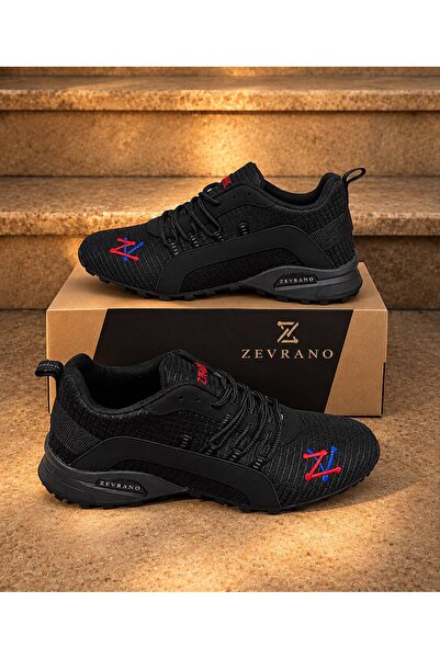 ZEVRANO Unisex gündelik kullanım rahat konforlu kaymaz tabanlı spor erkek aya...